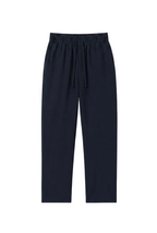 Navy Lynen Trousers