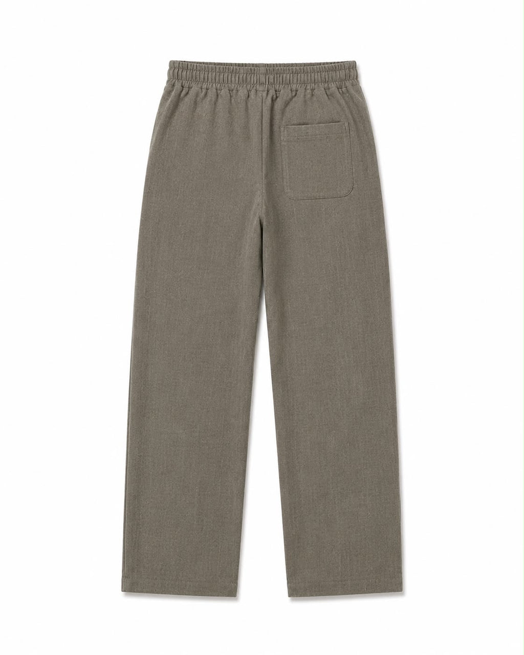 Matte Olive Texture Essential Pants
