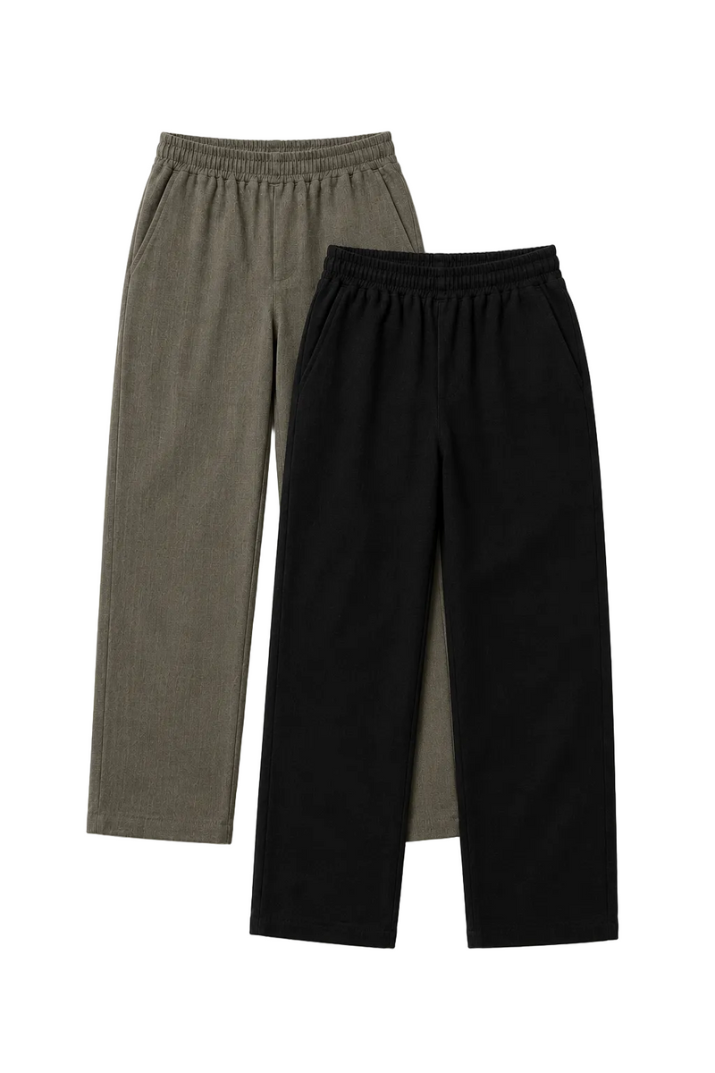 Matte Texture Essential Pants Bundle