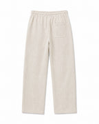 Matte Beige Texture Essential Pants