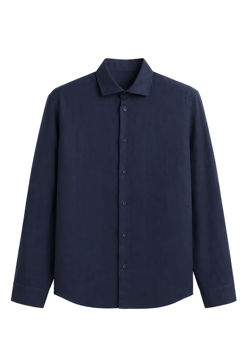 Navy Pure Lynen Chemise