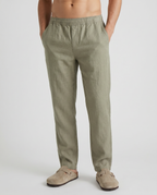 Matte Olive Lynen Pants