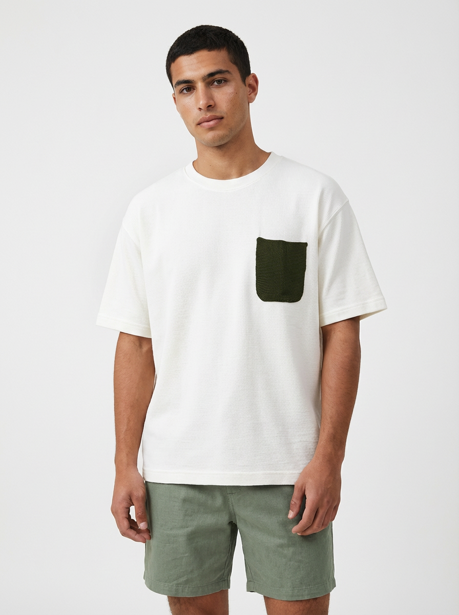 Olive Pocket Tee