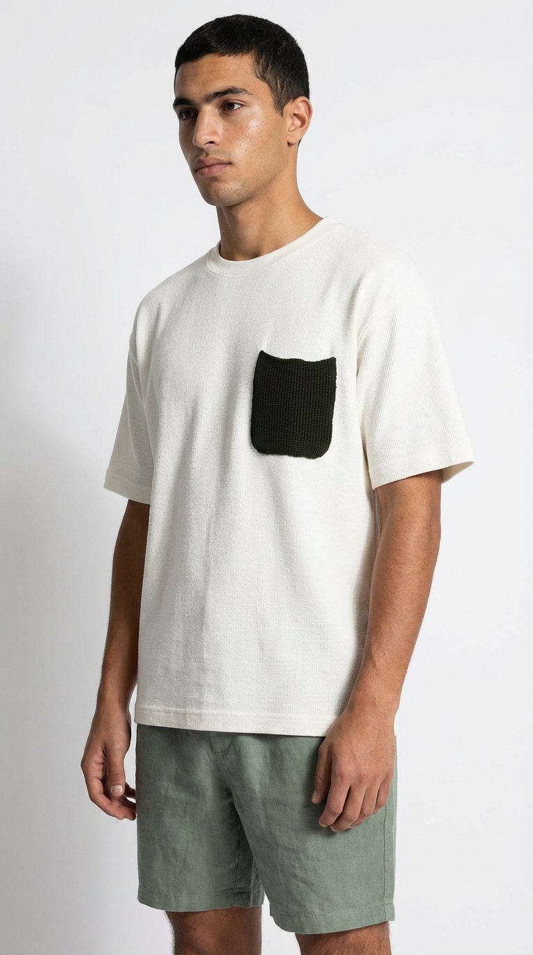 Olive Pocket Tee